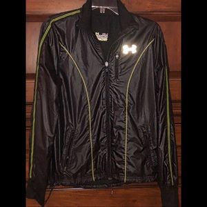 Under Armour “Catalyst” semi-fitted black jacket